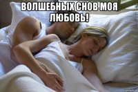 волшебных снов моя любовь! 