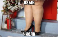 язык числа