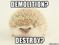 demolition? destroy?