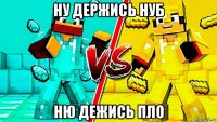 ну держись нуб ню дежись пло