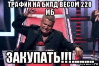трафик на билд весом 220 мб закупать!!!.........