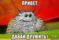 привет давай дружить)