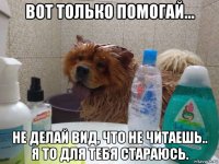 вот только помогай... не делай вид, что не читаешь.. я то для тебя стараюсь.