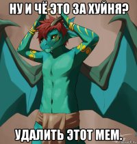 ну и чё это за хуйня? удалить этот мем.
