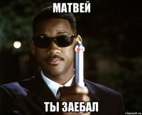 матвей ты заебал