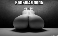 большая попа 