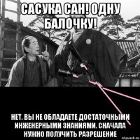 сасука сан! одну балочку! нет. вы не обладаете достаточными инженерными знаниями. сначала нужно получить разрешение