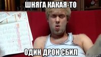 шняга какая-то один дрон сбил