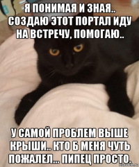 я понимая и зная.. создаю этот портал иду на встречу, помогаю.. у самой проблем выше крыши.. кто б меня чуть пожалел... пипец просто.