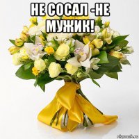 не сосал -не мужик! 