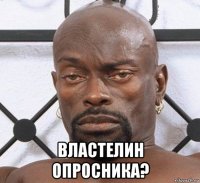  властелин опросника?