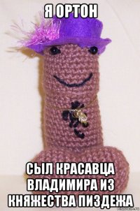 я ортон сыл красавца владимира из княжества пиздежа