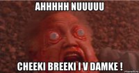 ahhhhh nuuuuu cheeki breeki i v damke !