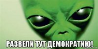  развели тут демократию!