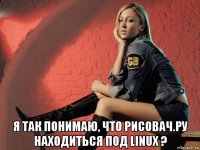  я так понимаю, что рисовач.ру находиться под linux ?