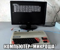  компьютер "микроша"