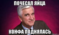 почесал яйца конфа поднялась