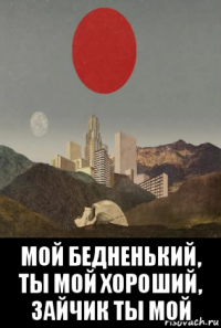  мой бедненький, ты мой хороший, зайчик ты мой