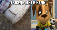 гвоздь мне в кеды 