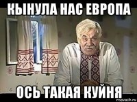 кынула нас европа ось такая куйня