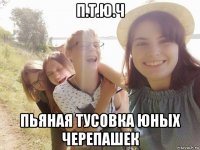 п.т.ю.ч пьяная тусовка юных черепашек