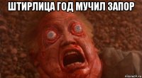 штирлица год мучил запор 