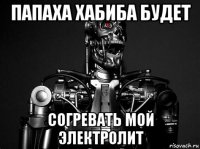 папаха хабиба будет согревать мой электролит