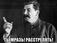  ты мразь! расстрелять!