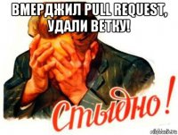 вмерджил pull request, удали ветку! 