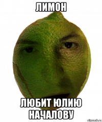 лимон любит юлию началову