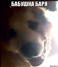 бабушка баря 