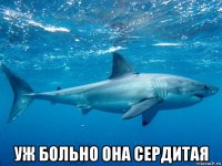  уж больно она сердитая