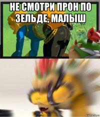 не смотри прон по зельде, малыш 