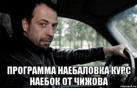  программа наебаловка курс наебок от чижова