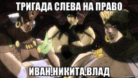тригада слева на право иван,никита,влад