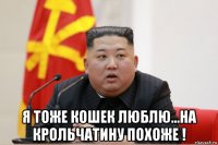  я тоже кошек люблю...на крольчатину похоже !