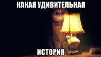 какая удивительная история