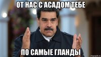 от нас с асадом тебе по самые гланды