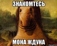 знакомтесь мона ждуна