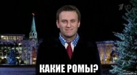  какие ромы?