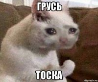грусь тоска
