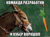 команда разработки и кубер воркшоп