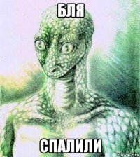 бля спалили
