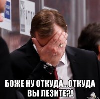  боже ну откуда...откуда вы лезите?!