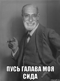  пусь галава моя сида