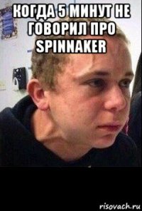 когда 5 минут не говорил про spinnaker 