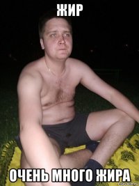 жир очень много жира