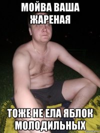 мойва ваша жареная тоже не ела яблок молодильных