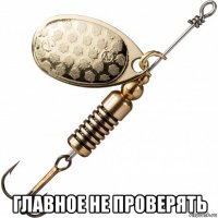  главное не проверять