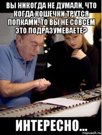 вы никогда не думали, что когда кошечки трутся попками, то вы не совсем это подразумеваете? интересно...
